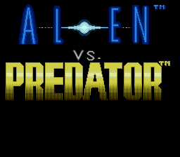 Alien vs. Predator (Europe) Title Screen